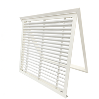 Diffuseur d'air de retour carré en plastique pour CVC, grille d'aération au design moderne, durable, facile à installer, pour usage intérieur (salles de séjour, entrepôts)