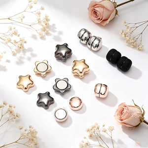Boutons à tige métalliques personnalisés, plaqués or antique, ronds et carrés, boutons décoratifs à pression pour accessoires vestimentaires - Product Image 1