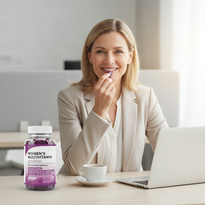ויטמינים רב-תכליתיים לנשים בוגרות, ללא סוכר, תומכים במערכת החיסון, אנרגיה, מצב רוח, משפרים צפיפות העצם, שיער, עור וציפורניים, תוסף תזונה (OEM/ODM) - Product Image 6