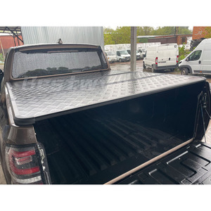 BESTWYLL Car Tapa <span class=keywords><strong>Camioneta</strong></span> <span class=keywords><strong>Pick</strong></span> <span class=keywords><strong>Up</strong></span> Truck Trifold Plegable Tonneau Tri-Fold Hard Tri Three Fold Bed Cover para Great Wall Pao Z04 - Product Image 1