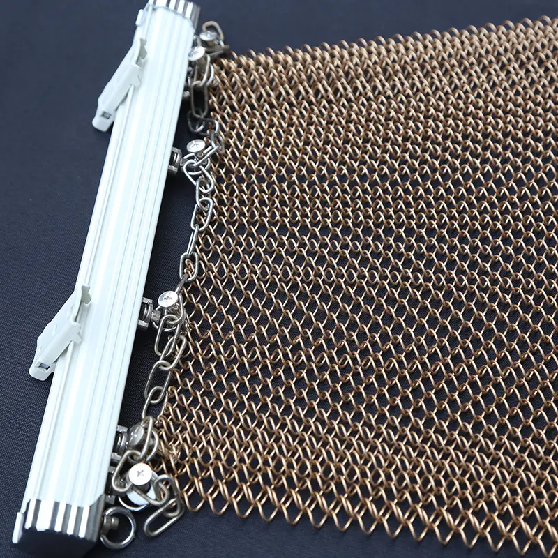 Antique Chain Mail Wire Mesh Stainless Steel Ring Mesh Curtains for Facade Decoration