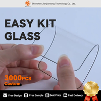 Installation sans poussière de qualité supérieure en verre trempé haute définition pour iPhone 16 15 14 13 12 Pro Max Protector 2 Pack