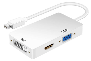 Câble <span class=keywords><strong>adaptateur</strong></span> de convertisseur multifonction DisplayPort DP mâle vers <span class=keywords><strong>HDMI</strong></span> <span class=keywords><strong>DVI</strong></span> VGA femelle 4K 3 en 1 1080P Câbles audio vidéo pour ordinateur portable - Product Image 2