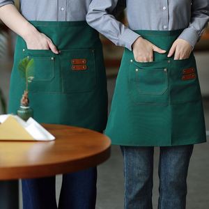 Tablier de serveur en toile imprimé sur mesure, imperméable, à manches, pour le nettoyage, la cuisine et l'usage domestique - Product Image 3