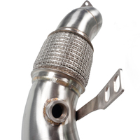 Nouveau système d'échappement haute performance en acier inoxydable 304 soudé TIG pour X5M X6M F95 F96 4.4T Son optimisé