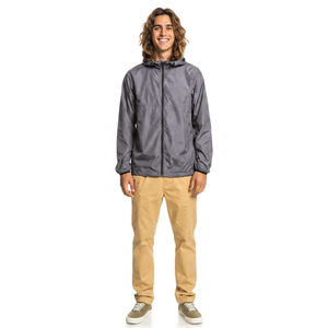 Veste coupe-vent pour homme de haute qualité, design tendance, couleurs contrastées, prix raisonnable, veste coupe-vent respirante - Product Image 1