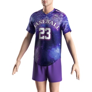 Derniers maillots de baseball OEM à col en V, uniformes de baseball pour jeunes, vente en gros, maillots de baseball personnalisés, t-shirts - Product Image 5