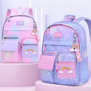 2024 vente chaude sacs d'école imperméables légers sac à dos tas sekolah pour enfants colorés voyage pratique pour les enfants