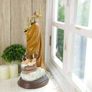 Productos en Stock, Estatuas Religiosas Católicas de Resina, Estatua Cristiana de San Nicolás de 28 cm de Alto - Product Image 6