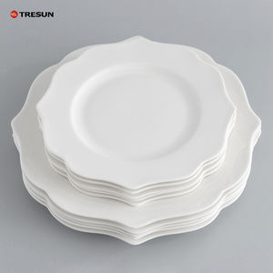 Chinaware Ensemble d'assiettes à dîner en porcelaine blanche de luxe Plats ronds Can Platon Para New Bone China Plates pour Restaurants - Product Image 3