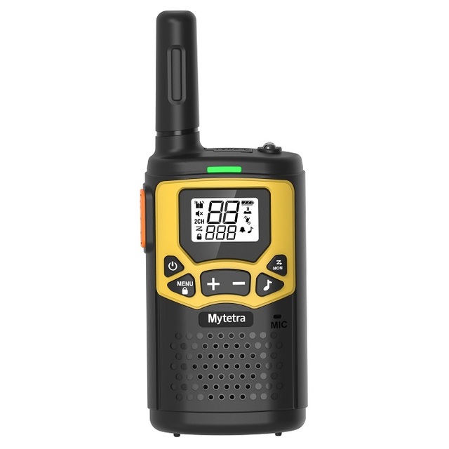 MYT-353 Kids FRS PMR446 License Free Walkie Talkie with IPx4 Water Resistance and AA Battery