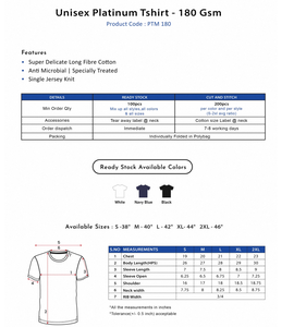 Camiseta Unisex Platino 180 GSM de Alta Calidad, Suave, Cómoda, Duradera, Transpirable, Ropa Casual Perfecta para Hombres y Mujeres de Oficina - Product Image 4