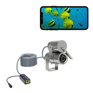 IP68 HD impermeable personalizado limpiaparabrisas limpieza bajo el agua Industrial bajo el agua en vivo cámara de detección de fondo de pozo Cámara IP - Product Image 1