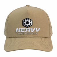 Casquette de golf 5 panneaux avec logo personnalisé, broderie 3D, vente en gros, respirante, réglable, performance sportive, casquette de baseball