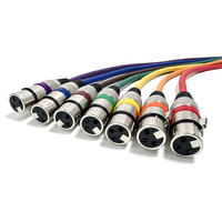 Cable de Audio XLR de 3 Pines Macho-Hembra de Longitud Personalizada con Blindaje Trenzado para Micrófono de Cine en Casa y Mezclador (Opciones de 1m-50m)