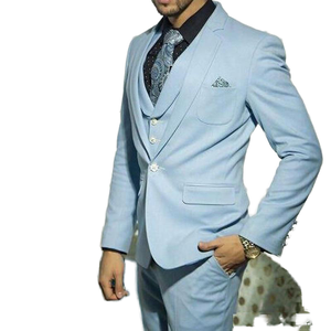 <span class=keywords><strong>2020</strong></span> commerce extérieur exclusif affaires décontracté bleu simple boutonnage hommes trois pièces marié meilleur <span class=keywords><strong>homme</strong></span> <span class=keywords><strong>mariage</strong></span> Banquet <span class=keywords><strong>costume</strong></span> - Product Image 1