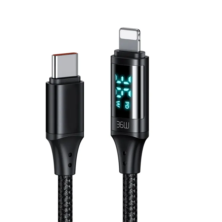 China Customized Products Smart Cables Led Usb Cable Fast Charge 3a for Iphone Usb to Lighting Data Cable