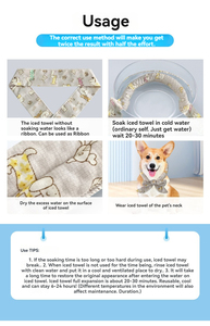 夏の日焼け防止マジック冷却プリントバンダナスカーフアイス クールカバーネックチューブアウトドアフィッシングサイクリング - Product Image 4