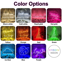 Letreros de Neón Personalizados ESann con Luces LED para Interiores/Exteriores, Material Acrílico, Multicolor, Resistentes al Agua, Ecológicos y Fáciles de Instalar