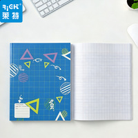 Cahier Seyes à couverture rigide de qualité supérieure, pages intérieures à grille nette, papeterie professionnelle fiable pour les procès-verbaux de bureau