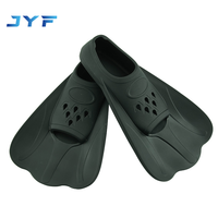 JYF Meilleures ventes Palmes de natation courtes en silicone à design ergonomique pour l'entraînement des enfants