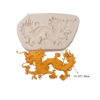 Chinesischer Drache Fondant Silikon form Kuchen Dekoration Silikon form Kuchen Werkzeug