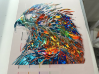 Imprimante textile numérique à jet d'encre DTG à haute vitesse avec structure en aluminium intégrée pour l'impression de t-shirts et de vêtements