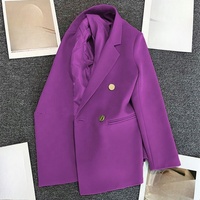 Vente en gros – Nouvelle collection printemps-automne – Manteau décontracté pour femme style coréen, couleur bonbon, coupe ajustée, inspiré des célébrités d'Internet