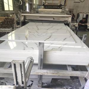 YボードPVC大理石シートUV壁パネル室内装飾用シャワー壁パネル中国卸売内壁クラッディングパネル - Product Image 3