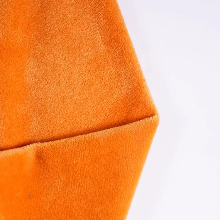 Velluto Supersoft di colore personalizzato impermeabile 100% poliestere Super elasticizzato per biancheria da letto in tessuto divano
