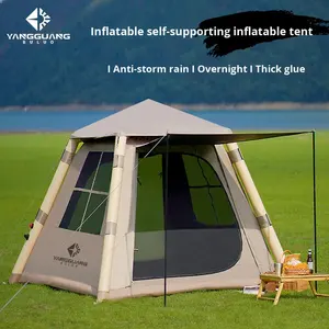 Tenda Gonfiabile in PVC Completamente Automatica per 3-<span class=keywords><strong>5</strong></span> Persone, Campeggio All'aperto Quattro Stagioni, Apertura Rapida, Impermeabile e Portatile - Product Image 2