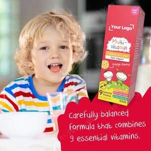 OEM Sugar Free Organic Multimineral Toddler Multivitamínico Líquido Gotas para Crianças Suporte Imunológico - Product Image 3