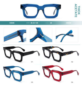 Cadre <span class=keywords><strong>de</strong></span> <span class=keywords><strong>lunettes</strong></span> optiques flottant mural en acétate carré <span class=keywords><strong>à</strong></span> la <span class=keywords><strong>mode</strong></span> en gros - Product Image 5