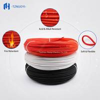 Câble en cuivre étamé tressé résistant à la chaleur en fibre de verre 2,0-3,5 mm 300 degrés avec gaine en caoutchouc silicone, indice de protection industriel IP65 élevé