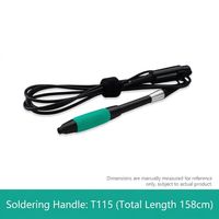 Estación de Soldadura Profesional T245 T210 T115 T470, Mango con Cable de Silicona de 6 Pines, Herramientas Resistentes al Calor para Soldadura de Precisión