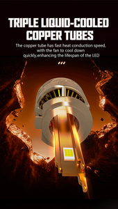 Gpne <span class=keywords><strong>E8</strong></span> 130W หลอดไฟ H4 H7อุปกรณ์เสริมในรถยนต์ไฟ LED ไฟหน้าสำหรับรถยนต์ - Product Image 3