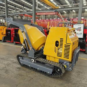 Mezcladora de Concreto sobre Orugas, Mini Tanque de Mezcla Hidráulico Autopropulsado, Mezcladora de Cemento de Alta Capacidad para Construcción - Product Image 5