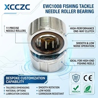 Roulements à aiguilles à coupelle tirée haute vitesse en acier inoxydable Shimano Twin Power pour moulinets de pêche EWC1008 10x16x8mm