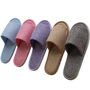 Pantoufles d'hôtel jetables écologiques avec logo: Pantoufles 5 étoiles pour <span class=keywords><strong>spa</strong></span> et chambre à coucher et pédicure en gros pour hommes et femmes - Product Image 6