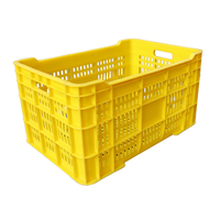 Panier en plastique empilable, caisse en plastique pour fruits et légumes