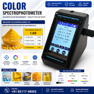 Digital Spectrophotometer Whiteness Index Meter Touch Screen Color Analyzer OEM for Paper <b>Plastic</b> Textile Ceramics - Product Image 4