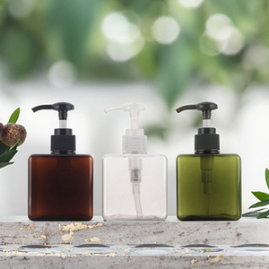 250ml Rỗng vuông nhựa chai dầu gội đầu khách sạn tiện nghi bao bì trang trí cho sữa rửa mặt - Product Image 4