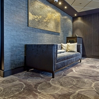 Moquette Axminster à fort trafic, revêtement de sol tissé durable pour couloir d'hôtel, hall d'ascenseur, allée publique, entrée