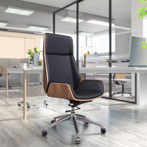 Ghế văn phòng cao cấp, thiết kế phổ biến, lưng cao, chất liệu giả da, xoay, dành cho nhân viên. - Product Image 1