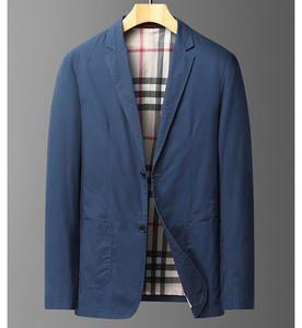 Automne et hiver <span class=keywords><strong>velours</strong></span> pied de poule Nylon élastique épaissi hommes <span class=keywords><strong>costume</strong></span> décontracté jeunesse coupe ajustée sans fer hommes <span class=keywords><strong>costume</strong></span> <span class=keywords><strong>veste</strong></span> - Product Image 3
