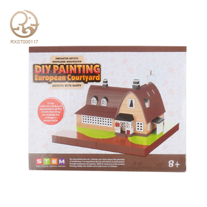 Approvisionnement d'usine en plastique européen cour jouets amusant éducatif bricolage auto-monté STEM <span class=keywords><strong>chimie</strong></span> expériences pour enfants ensemble emballage - Product Image 1