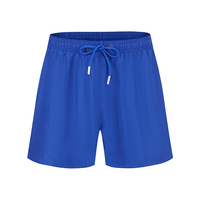 Superieure kwaliteit 100% polyester wijnrode strandshorts waterdicht effen patroon zomerse bikini strandkleding