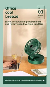 Ventilateurs USB pliables haut de gamme pratiques pour entreprises, cadeaux pour réunions annuelles des employés, gadgets utilisables - Product Image 2