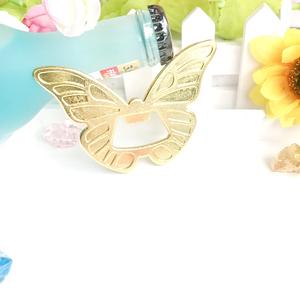 ที่เปิดขวดทรงผีเสื้อสีทองสุดสร้างสรรค์,ของชำร่วยโลหะสำหรับงานปาร์ตี้เบียร์ไวน์เรียบหรูดูดี - Product Image 2