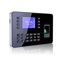 Machine de pointage biométrique par empreinte digitale avec écran couleur de 2,8 pouces, logiciel USB gratuit, horloge de pointage des employés pour le bureau